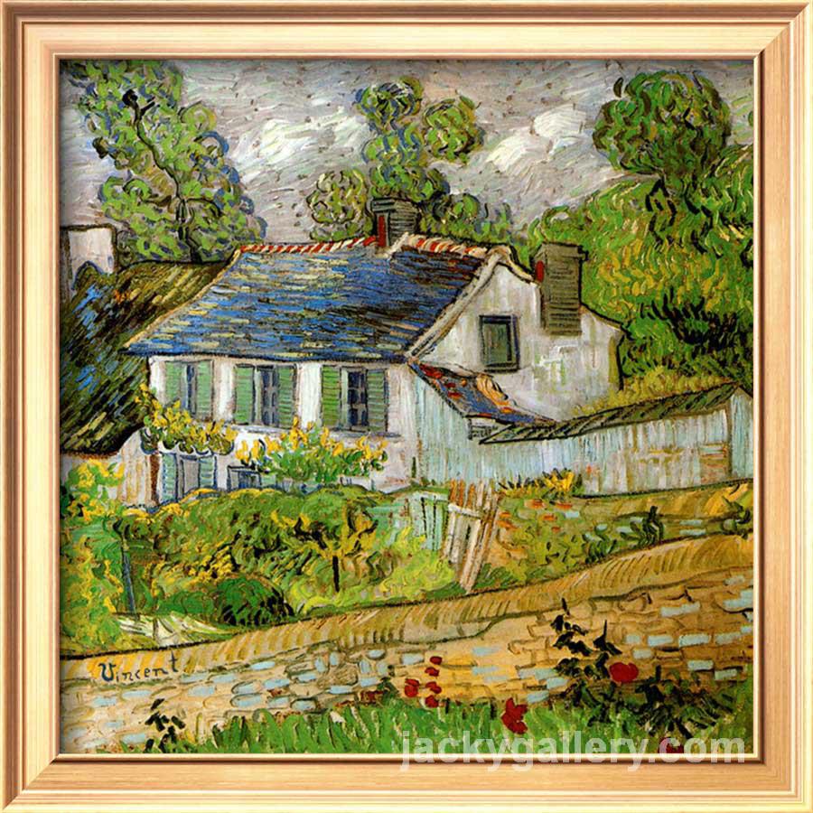 Maison a Auvers, Van Gogh painting